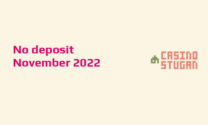 Latest CasinoStugan no deposit bonus- 7th of November 2022