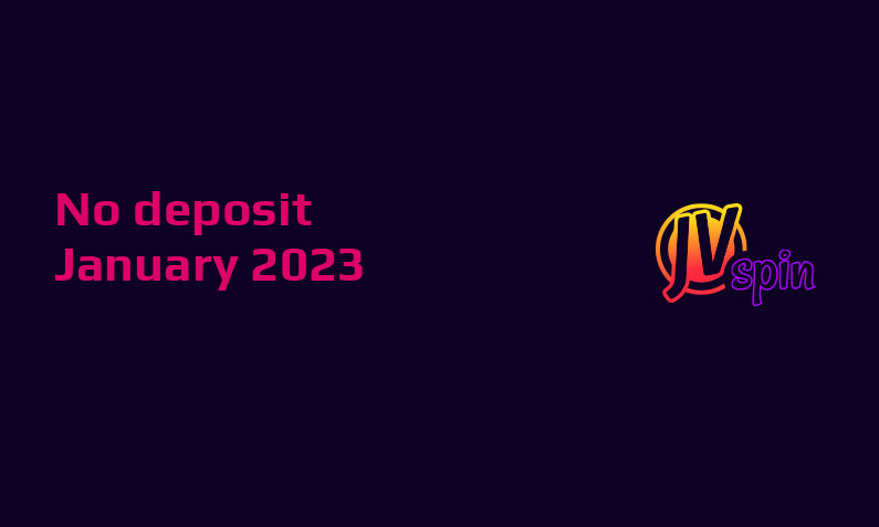 Latest JVspin no deposit bonus January 2023