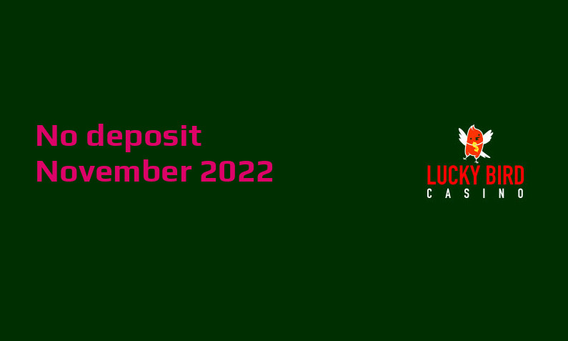 Latest Lucky Bird Casino no deposit bonus 13th of November 2022