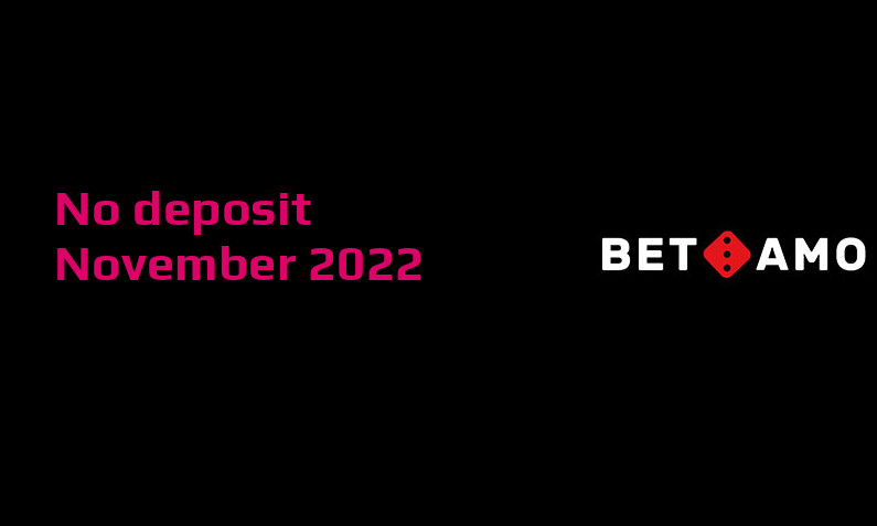 Latest no deposit bonus from BetAmo 4th of November 2022