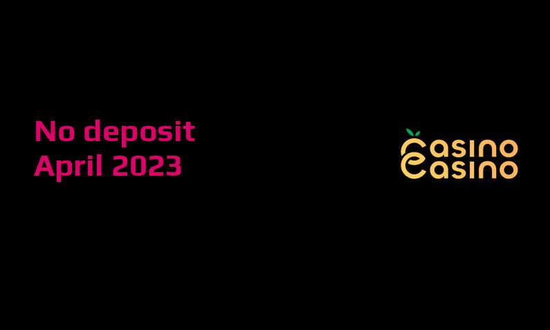 Latest no deposit bonus from CasinoCasino April 2023