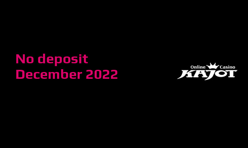 Latest no deposit bonus from Kajot, today 2nd of December 2022