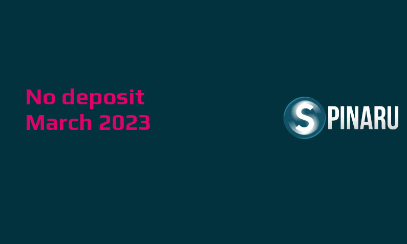Latest no deposit bonus from Spinaru Casino- 2nd of March 2023
