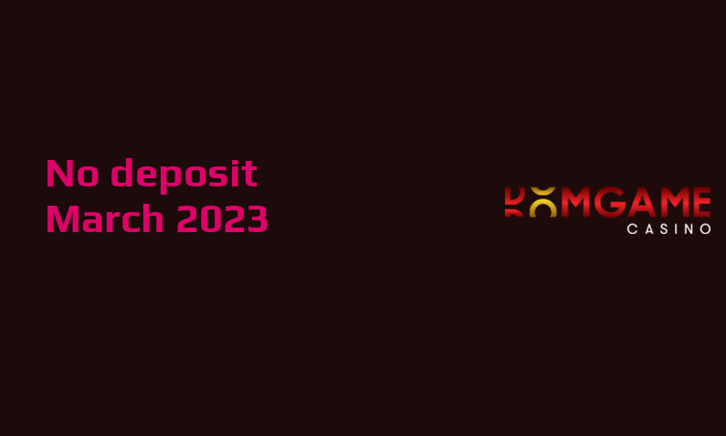 Latest no deposit cash bonus from DomGame Casino March 2023