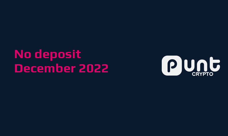 Latest Punt Crypto no deposit bonus 7th of December 2022